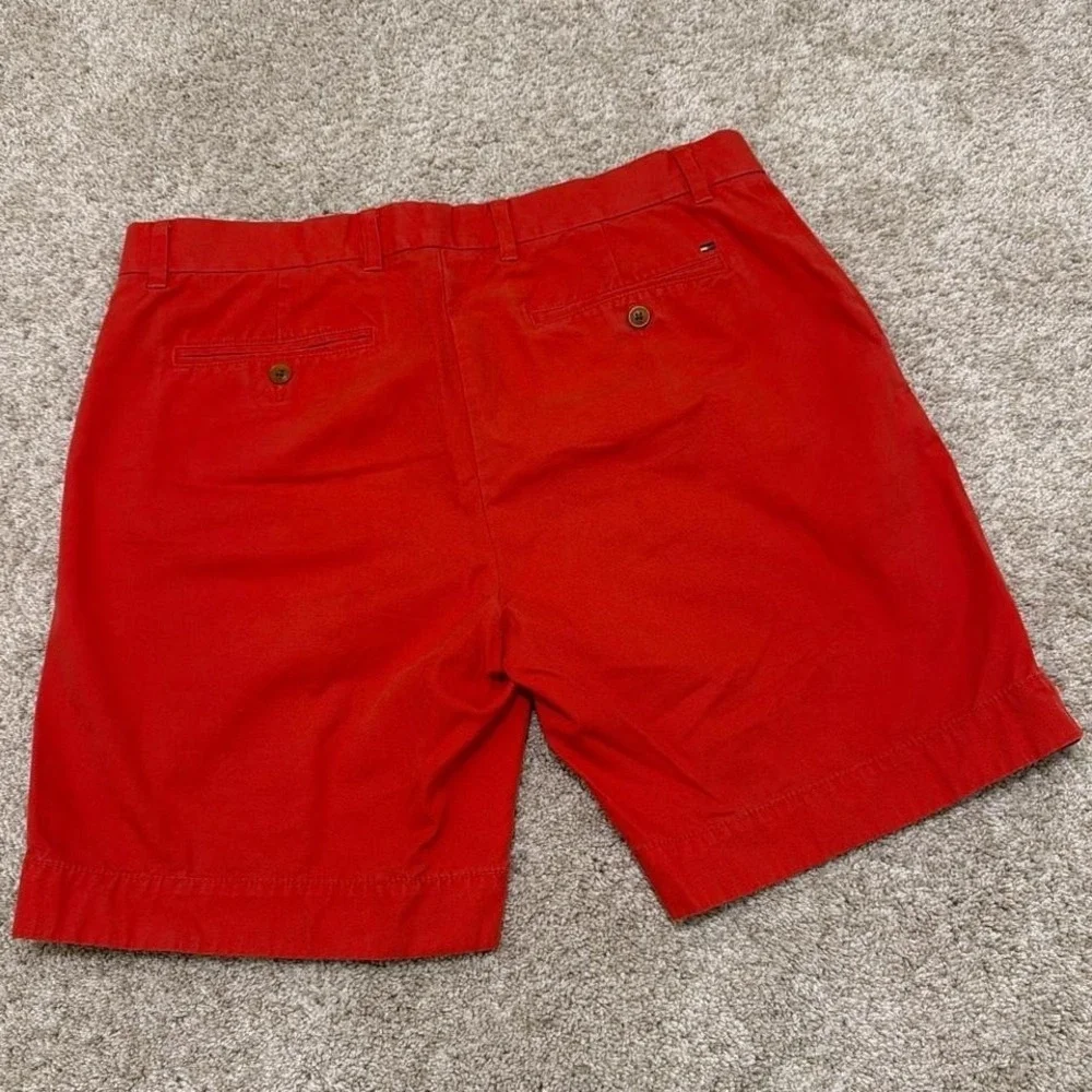 Vintage Tommy Hilfiger Custom Fit Shorts | Red |‎ 34